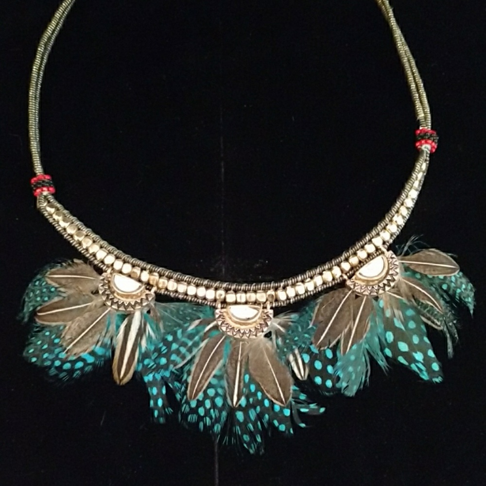 💋💙Feather Necklace